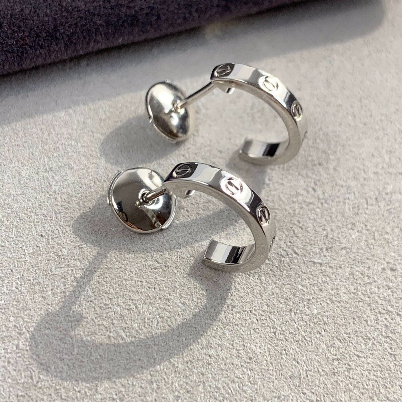 CCLOVE EARRINGS 2.65MM SILVER
