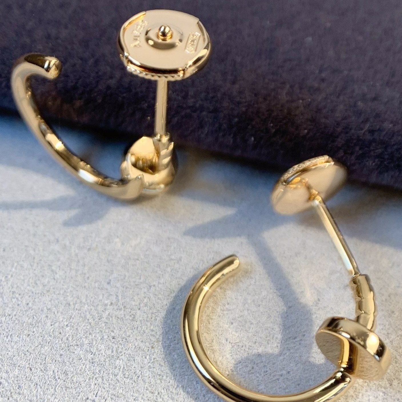 CCJUSTE EARRINGS PINK GOLD