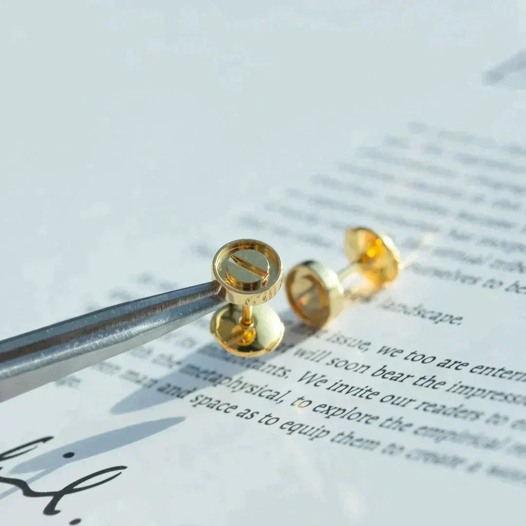 CCLOVE EARRINGS GOLD 10MM