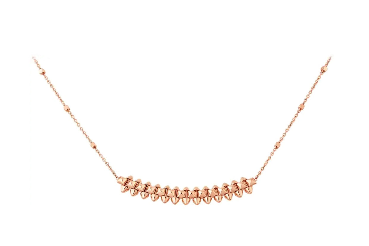 CC CLASH PINK GOLD NECKLACE
