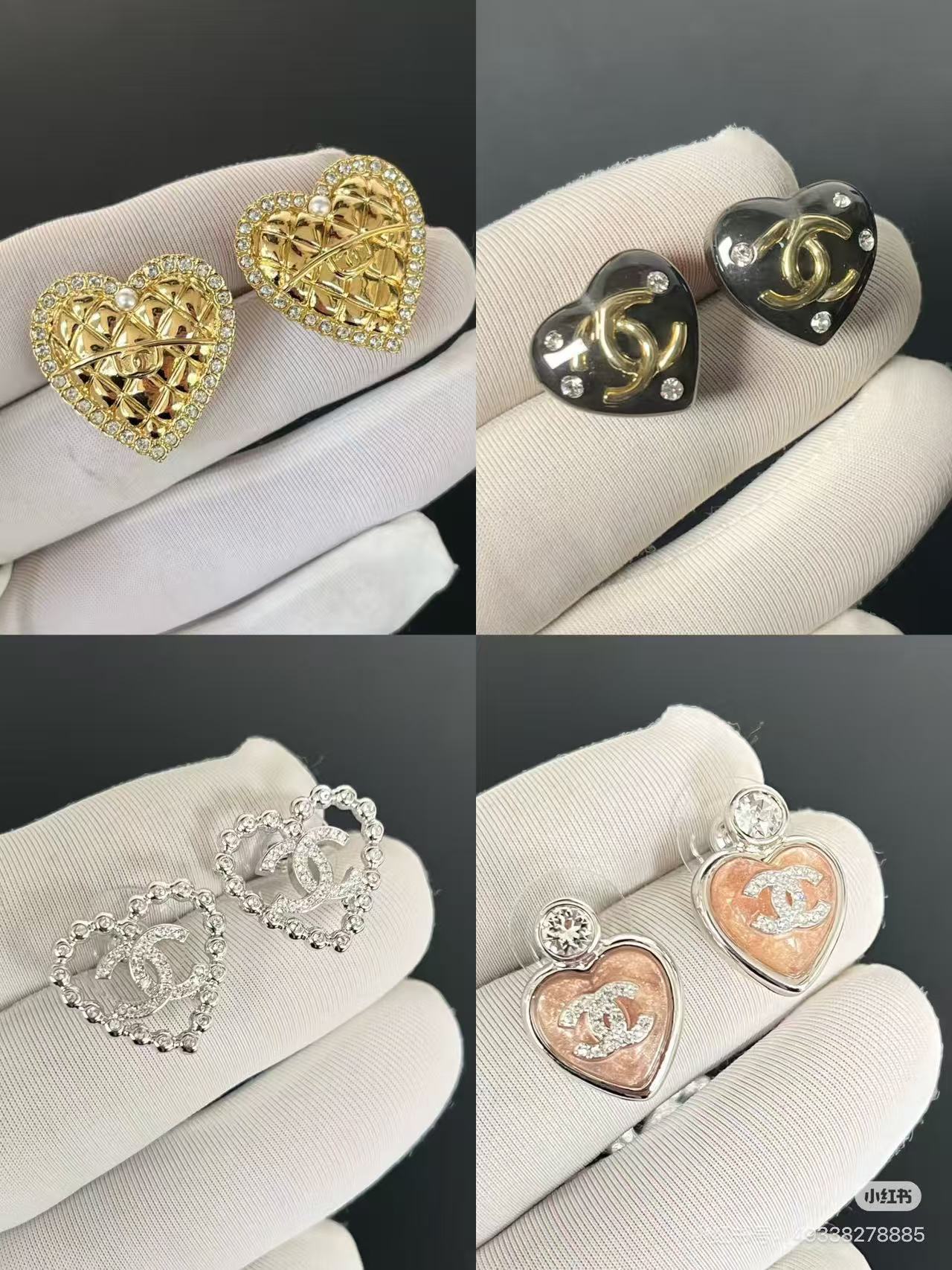 Luxurious pearl earrings, made of high-quality pure silver, do not fade Free Shipping