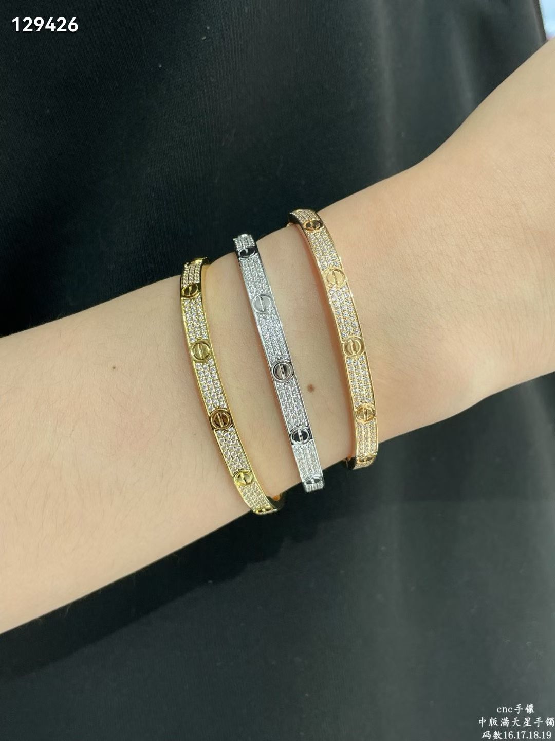 High quality luxury pure silver S925 bracelet {with logo} Free Shipping