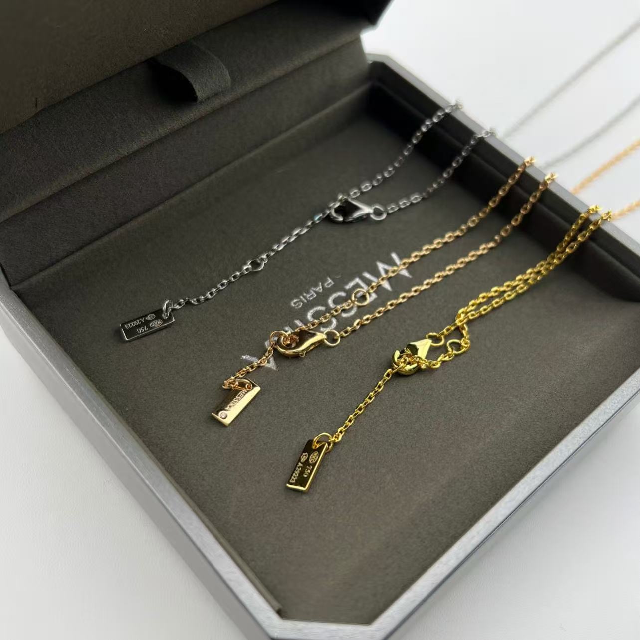 High quality luxury pure silver S925 necklace {with logo} Free Shipping