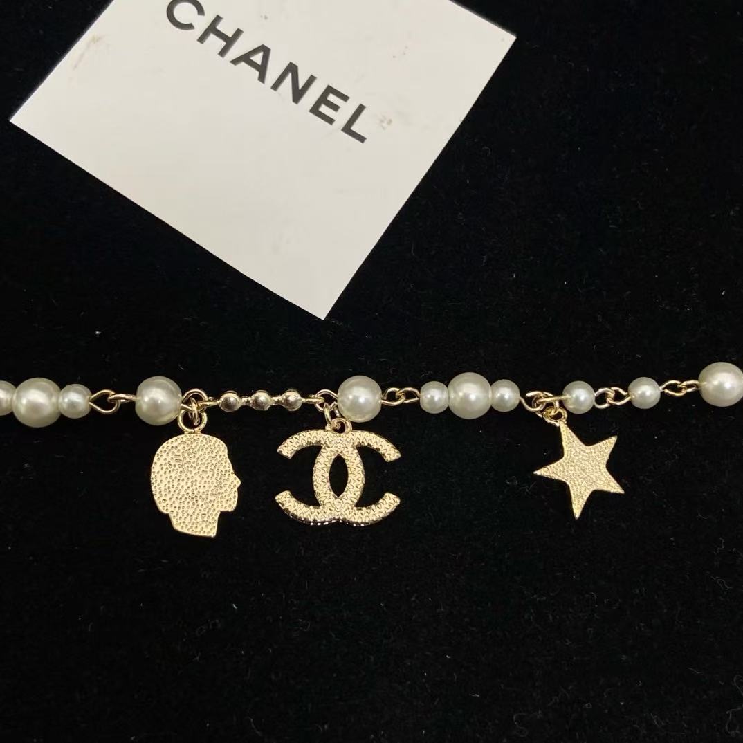 18K CC -Style Elegant Pendant Bracelet for Women