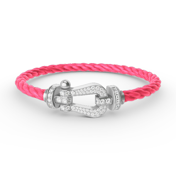 CCjewelry FORCE LARGE HORSESHOE FULL DIAMOND BRACELET SILVER FRED