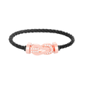 CCjewelry CHANCE LARGE 8 FIGURE BUCKLE HALF DIAMOND BRACELET ROSE GOLD FRED