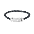 CCjewelry CHANCE LARGE 8 FIGURE BUCKLE HALF DIAMOND BRACELET SILVER FRED