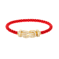 CCjewelry CHANCE LARGE 8 FIGURE BUCKLE FULLDIAMOND BRACELET GOLD FRED