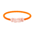 CCjewelry CHANCE LARGE 8 FIGURE BUCKLE FULL DIAMOND BRACELET ROSE GOLD FRED