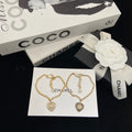 18K CC  -Style Elegant Pendant Bracelet for Women