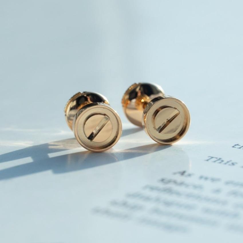 CCLOVE EARRINGS PINK GOLD 10MM
