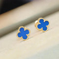 [✨CC💎]CLOVER MINI 9.5MM TURQUOISE EARRINGS