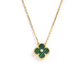 [✨CC💎]CLOVER 15MM DIAMOND TURQUOISE NECKLACE