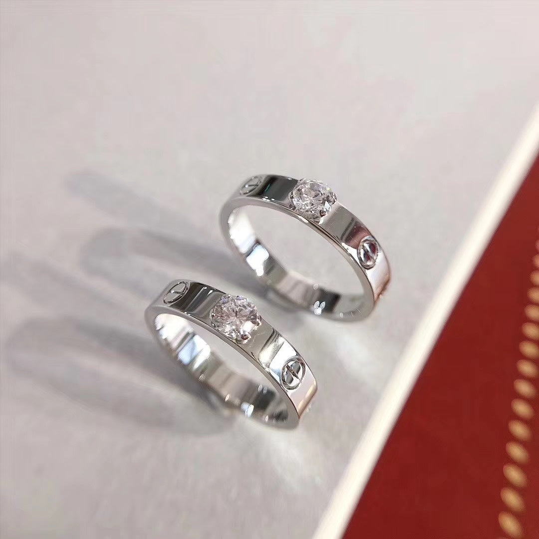 [✨CC💎]LOVE RING 3.6MM 1 BIG DIAMOND