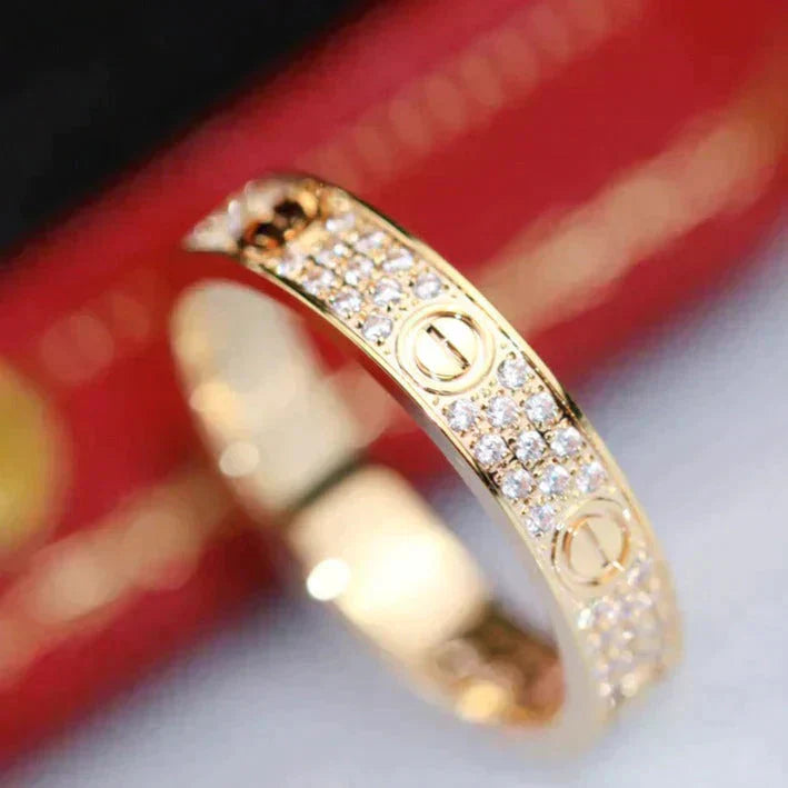 [✨CC💎]LOVE RING 3.6MM DIAMOND PAVED