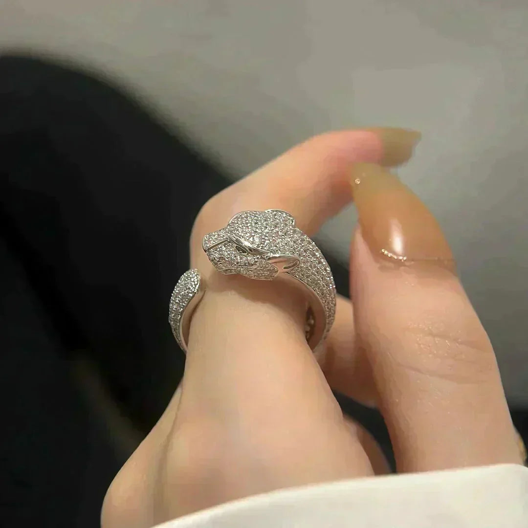 [✨CC💎]PANTHERE 5.5MM ALL DIAMOND RING