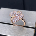 [✨CC💎]BUTTERFLY PINK GOLD DIAMOND RING
