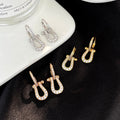 CCjewelry FORCE 10 FULL DIAMOND DROP EARRINGS MEDIUM MODEL FRED