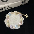 18K CC  -Style Elegant Pendant Bracelet for Women