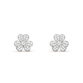 [✨CC💎]CLOVER COMOS DIAMOND EARRINGS SILVER