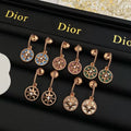 Luxury Compass earring.High quality pure silver material, will not fade, Free Shipping