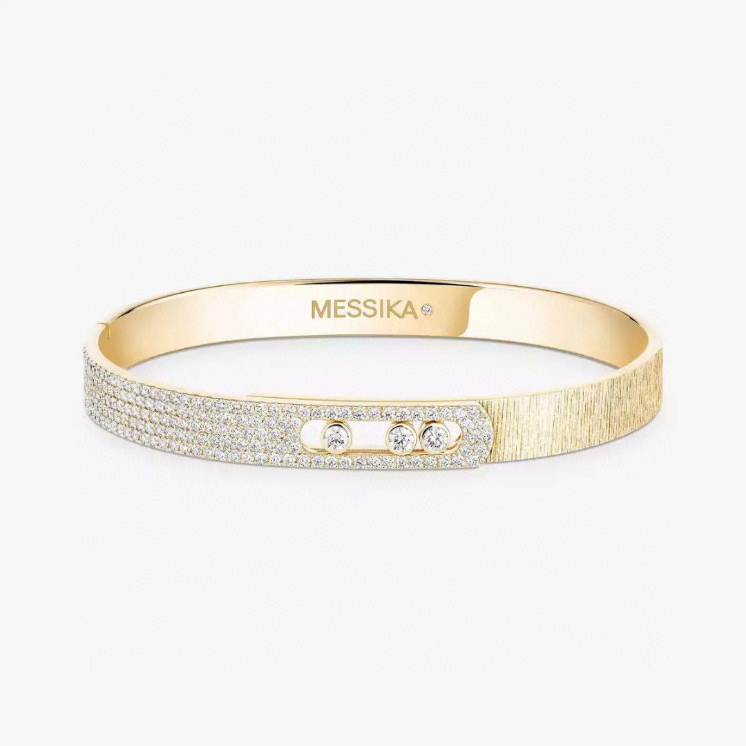 [✨CC💎】2026 BRAND-NEW FROSTED BRACELET WITH DIAMONDS THREE COLORS