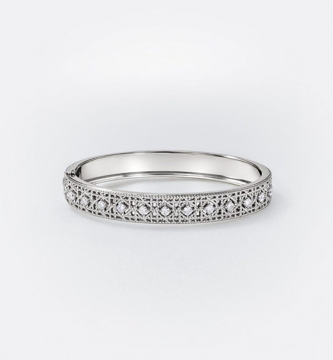 [✨CC💎】2026 WOVEN-PATTERN BRACELET SET WITH FULL DIAMOND INLAY THREE-COLORS  18k gold plating - does not fade - non-allergenic