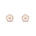 [✨CC💎]LUCKY PINK GOLD WHITE MOP EARRINGS