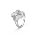 [✨CC💎]CLOVER SILVER RING