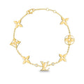 LOUIS VUITTON STAR AND SUN 7 MOTIFS GOLD BRACELET