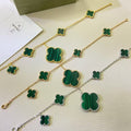 High quality four leaf clover luxury pure silver is S925 bracelet Free Shipping