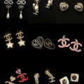 Luxurious pearl earrings, made of high-quality pure silver, do not fade Free Shipping