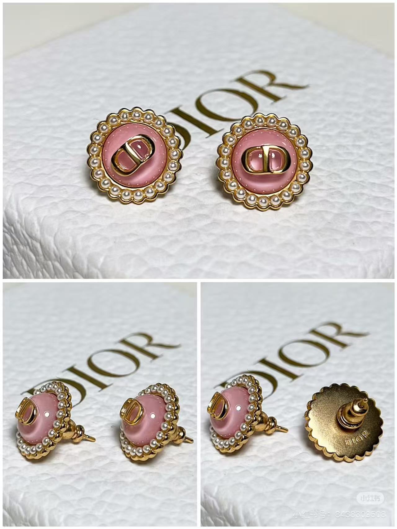 Luxurious pearl earrings, made of high-quality pure silver, do not fade Free Shipping
