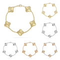 [CC jewelry] CLOVER 5 MOTIF LASER BRACELET COLLECTION