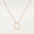 CC LOVE NECKLACE 16MM 3 DIAMONDS