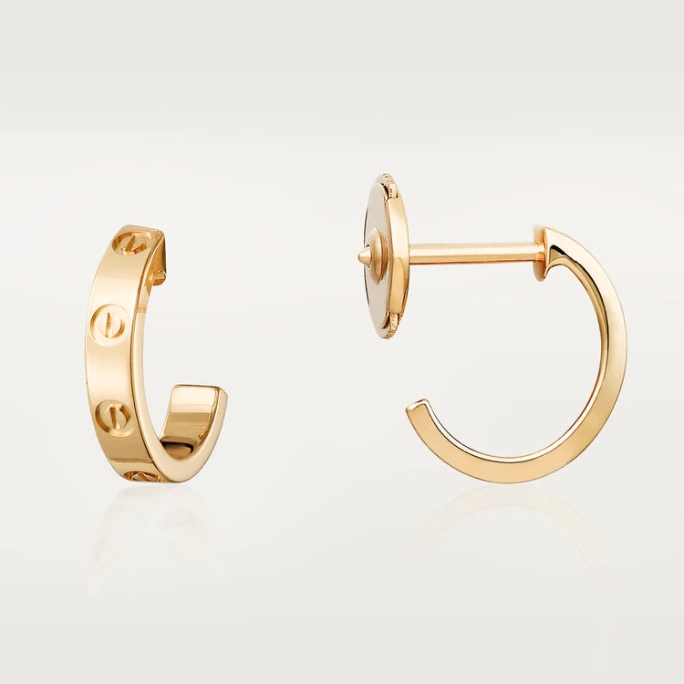 CCLOVE EARRINGS 2.65MM PINK GOLD