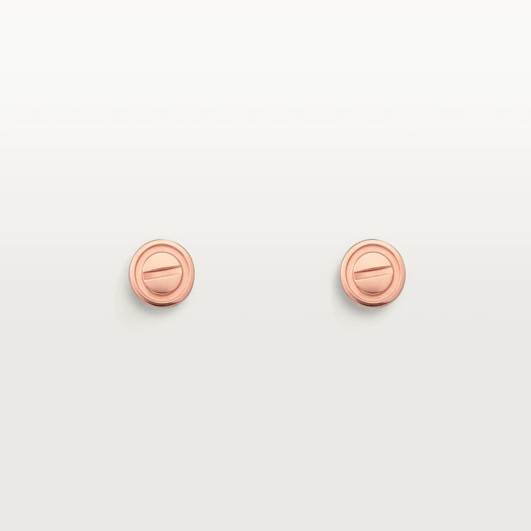CCLOVE EARRINGS PINK GOLD 10MM