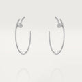 CCJUSTE EARRINGS FULL DIAMONDS 1.8MM