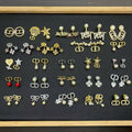 Classic luxury pure silver is S925 earrings {have logo} 1：1 Free Shipping