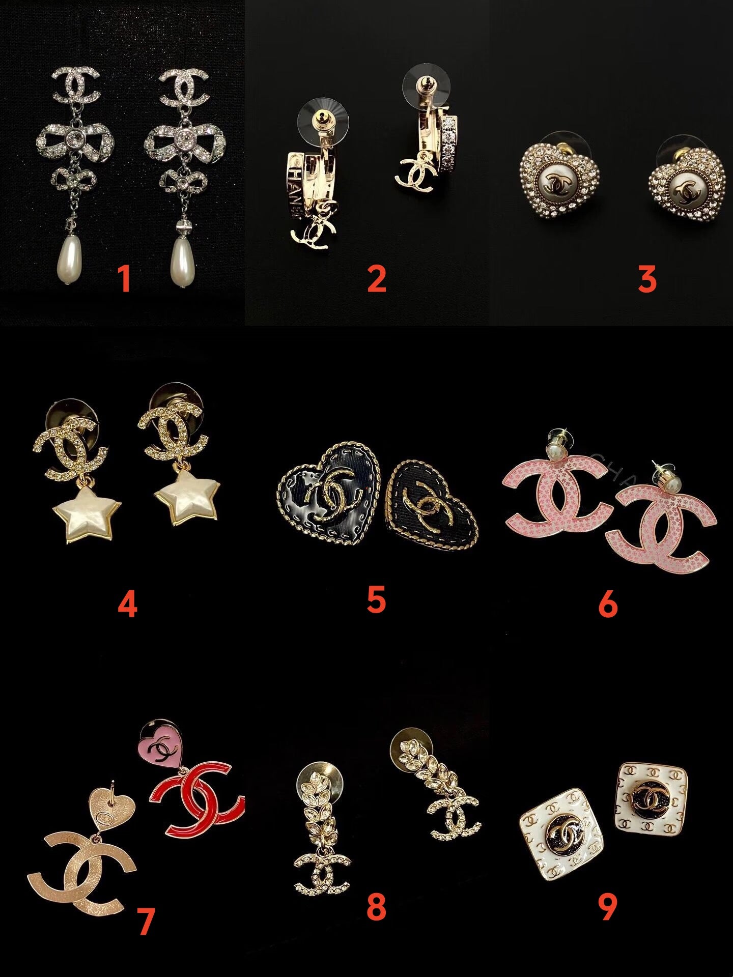 Luxurious pearl earrings, made of high-quality pure silver, do not fade Free Shipping