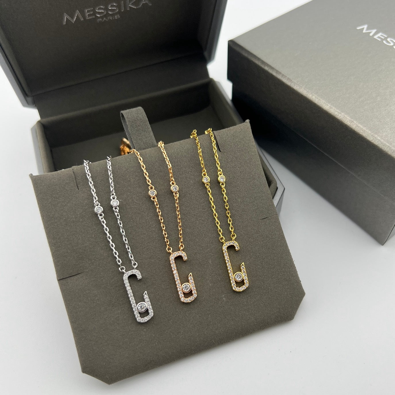 High quality luxury pure silver S925 necklace {with logo} Free Shipping