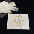 18K CC  -Style Elegant Pendant Bracelet for Women