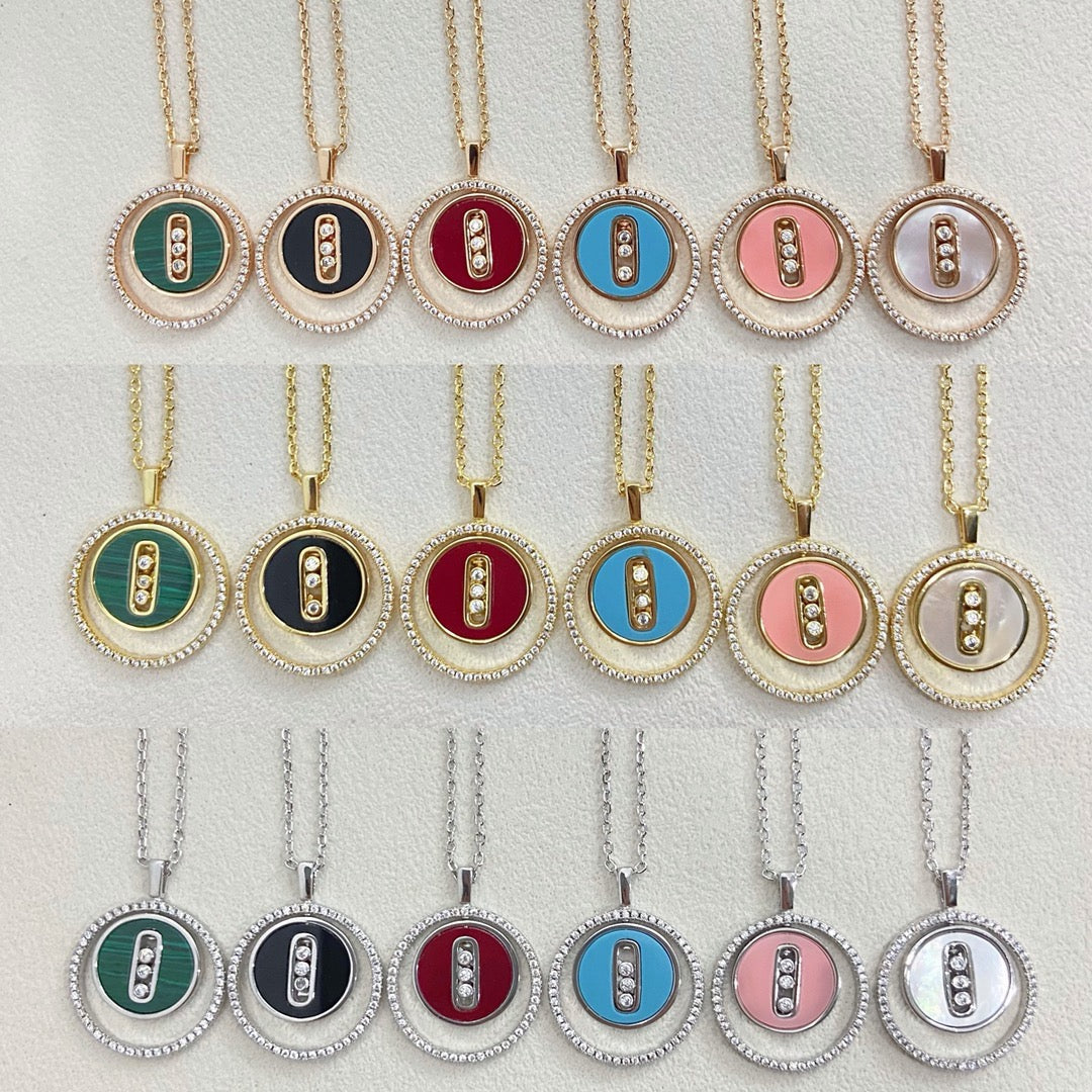 High quality luxury pure silver S925 necklace {with logo} Free Shipping