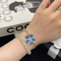 18K CC  -Style Elegant Pendant Bracelet for Women