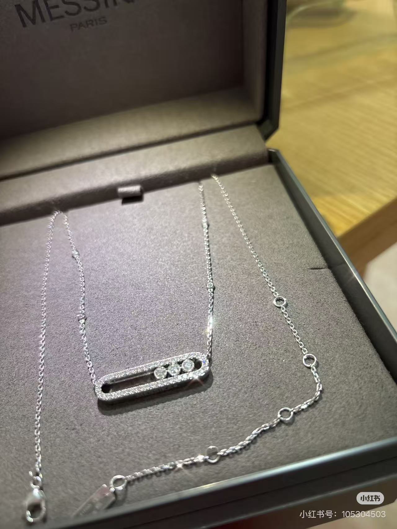 High quality luxury pure silver S925 necklace {with logo} Free Shipping