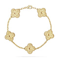 [CC jewelry]CLOVER 5 MOTIFS BRONZING BRACELET