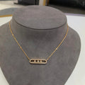 [✨CC💎]MIK 3 DIAMOND SLIDING NECKLACE, BRACELET SET