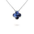 [✨CC💎]CLOVER 15MM PIETERSITE NECKLACE SILVER