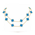 [✨CC💎]CLOVER 20 MOTIFS TURQUOISE GOLD