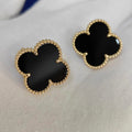 [✨CC💎]CLOVER 20MM BLACK MOP EARRINGS
